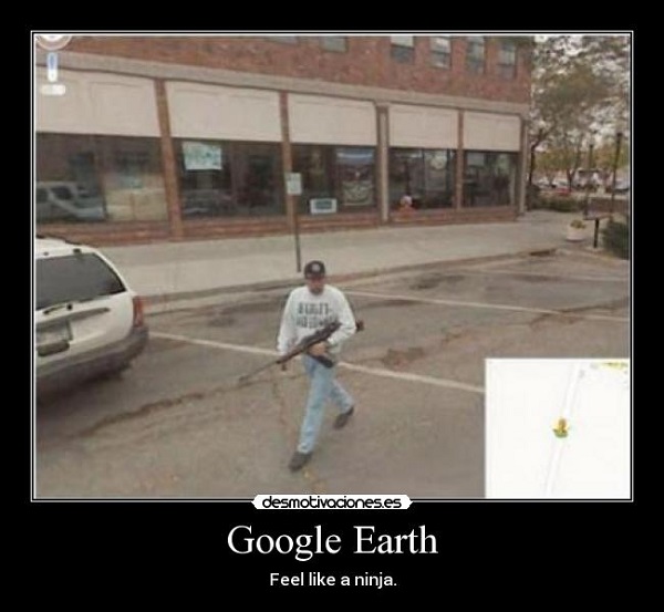 Imágenes graciosas google earth